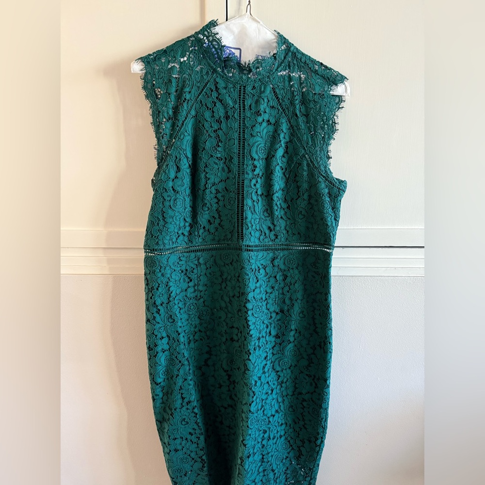 Bardot lace dress - perfect for upcoming holiday parties!